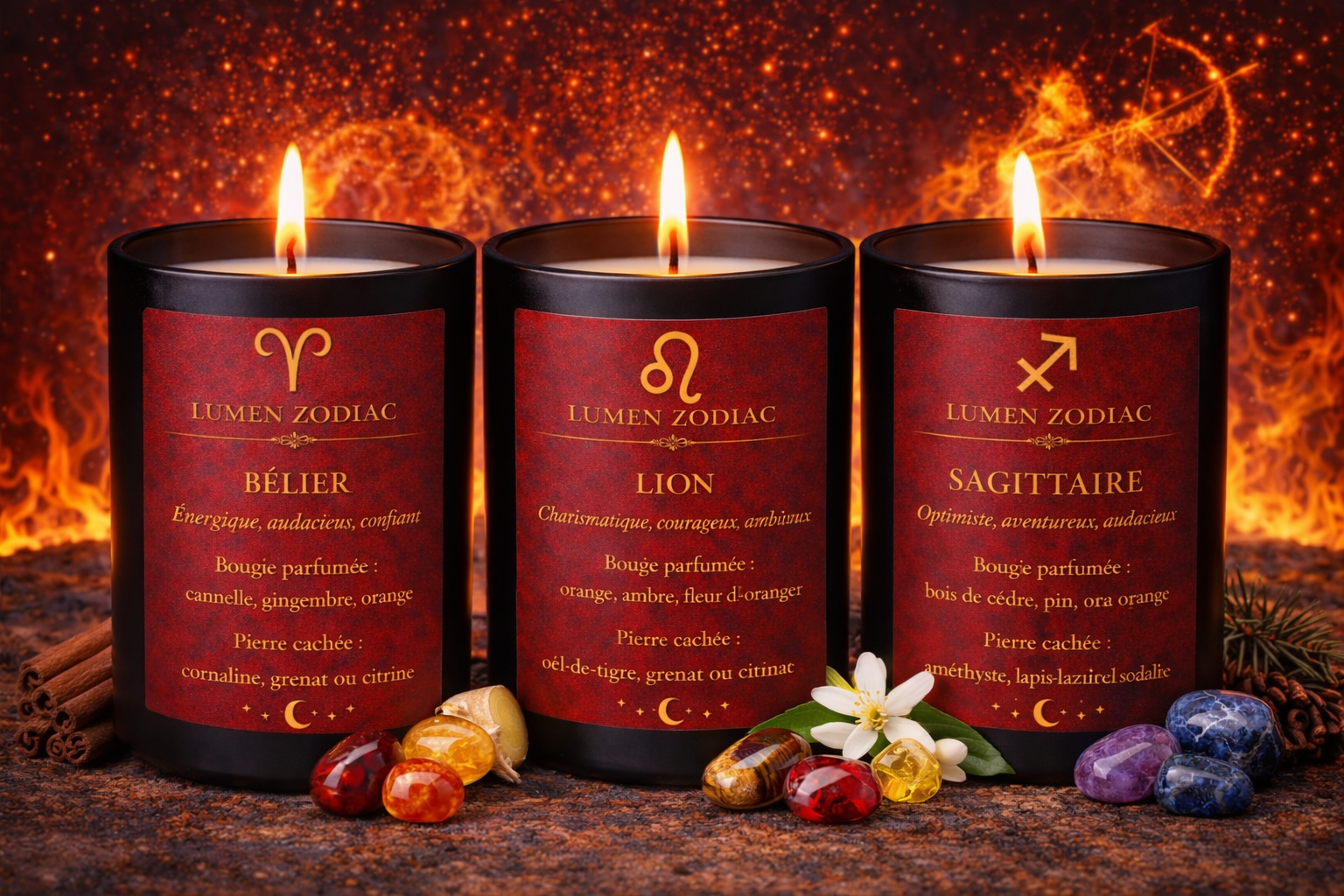 Collection Astrologie- Elément Feu