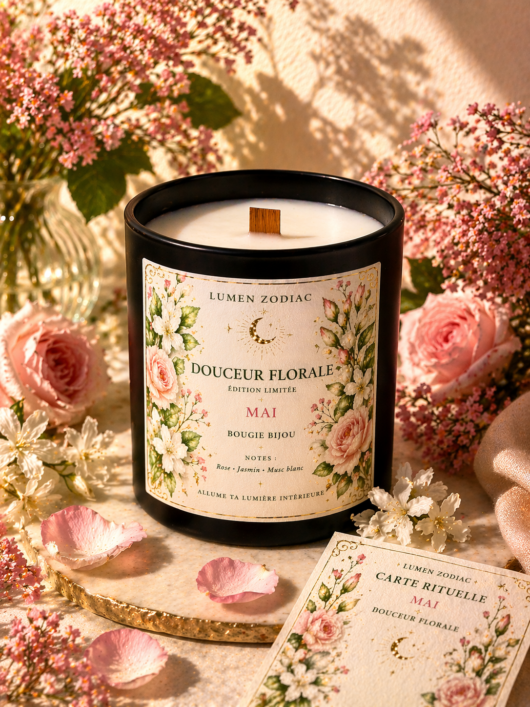 Bougie parfumée- Douceur Florale