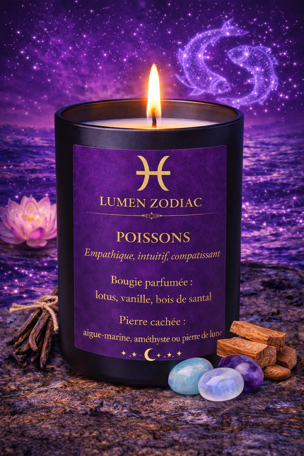 Bougie parfumée Poisson