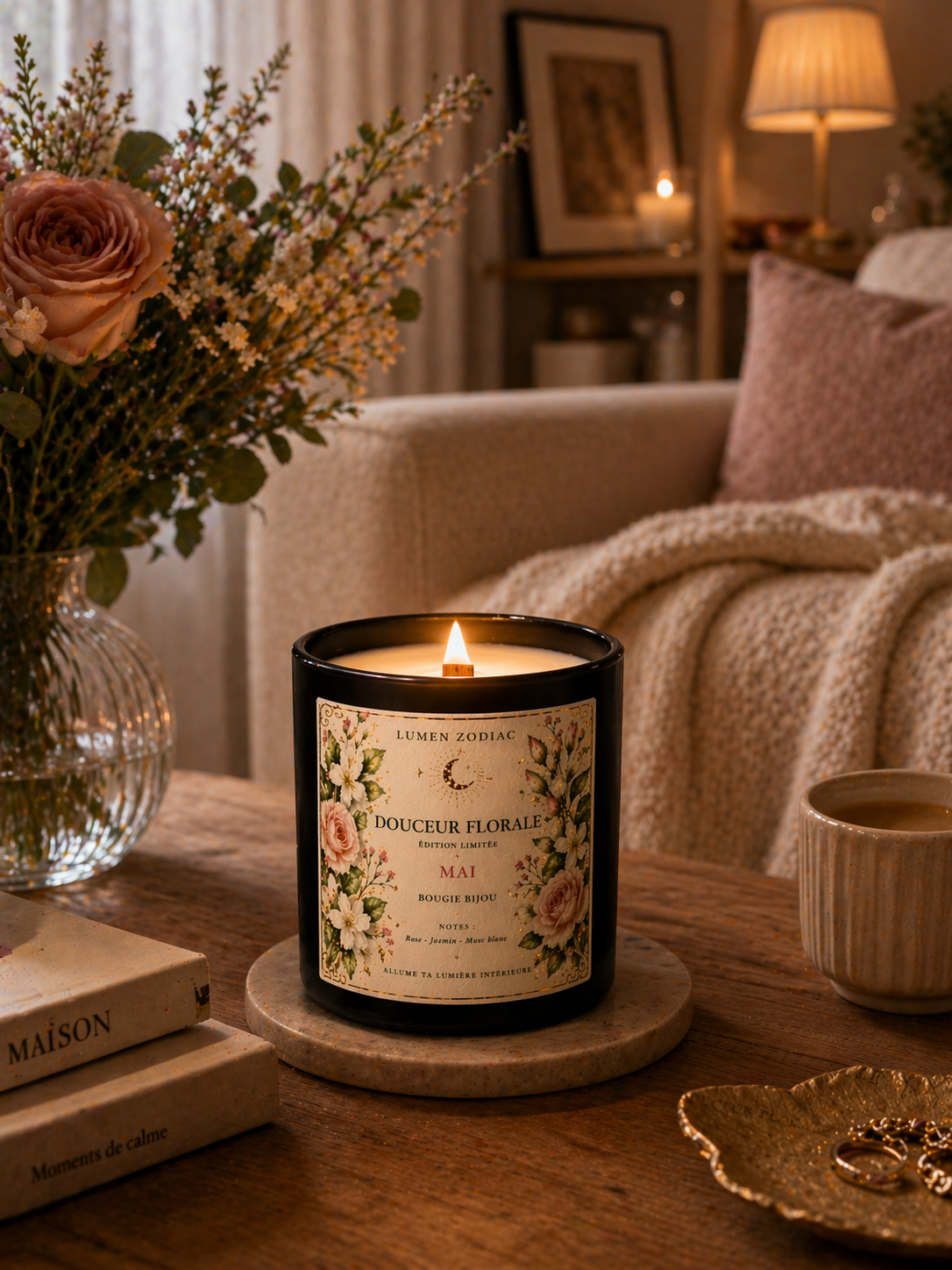 Bougie parfumée- Douceur Florale