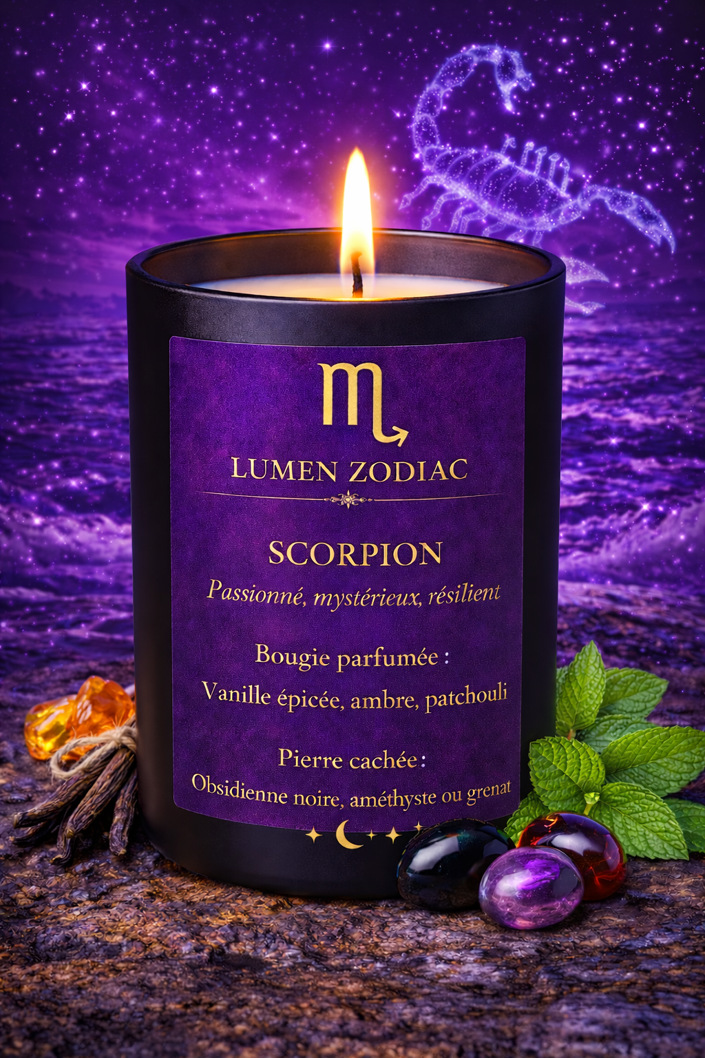 Bougie parfumée Scorpion