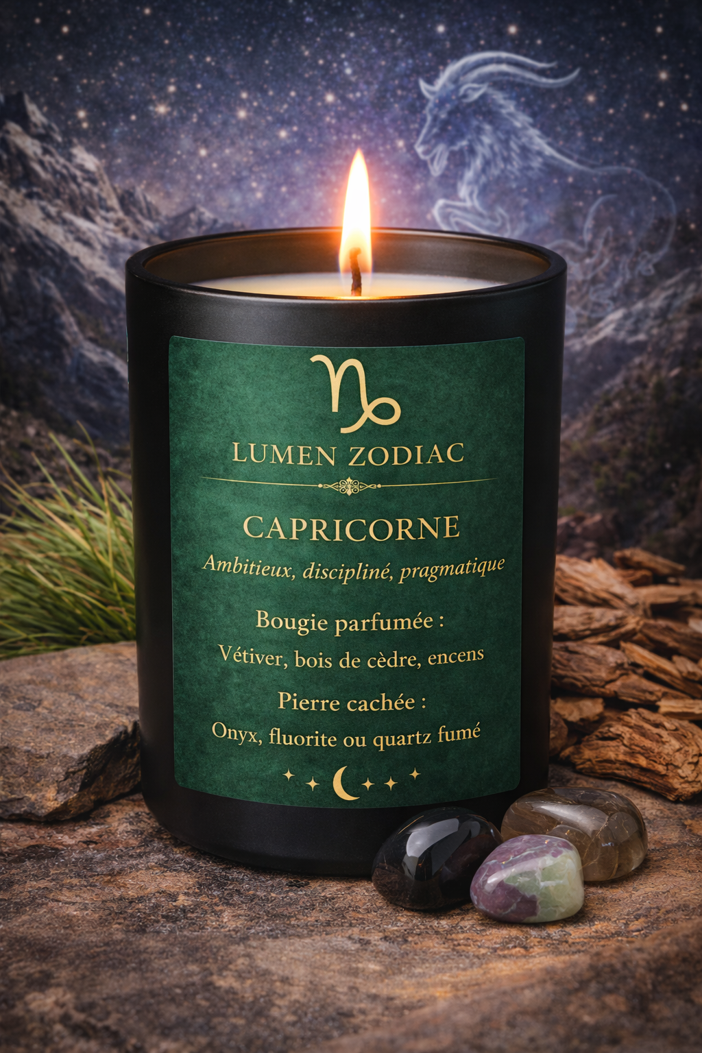 Bougie parfumée Capricorne