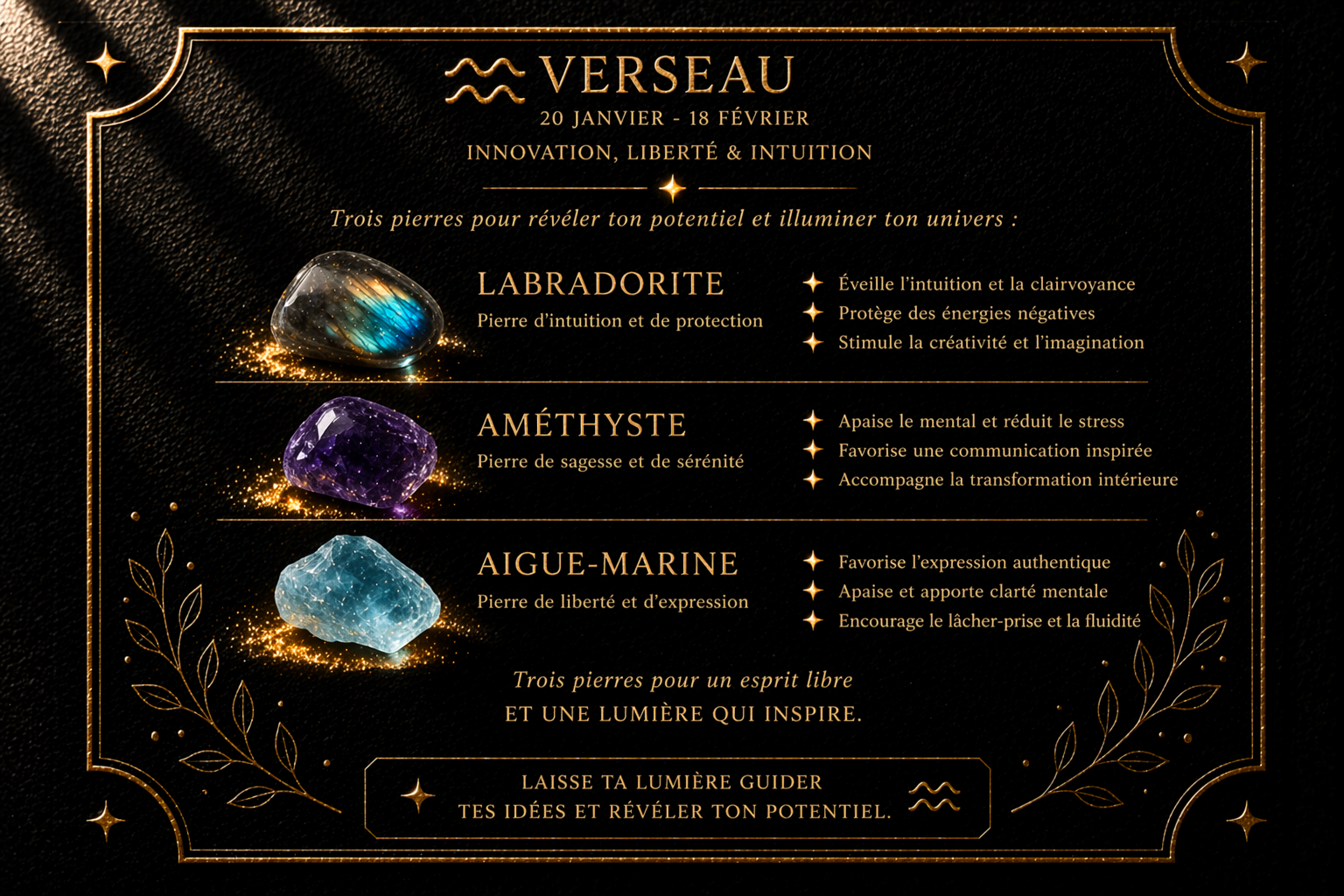 Bougie parfumée Verseau
