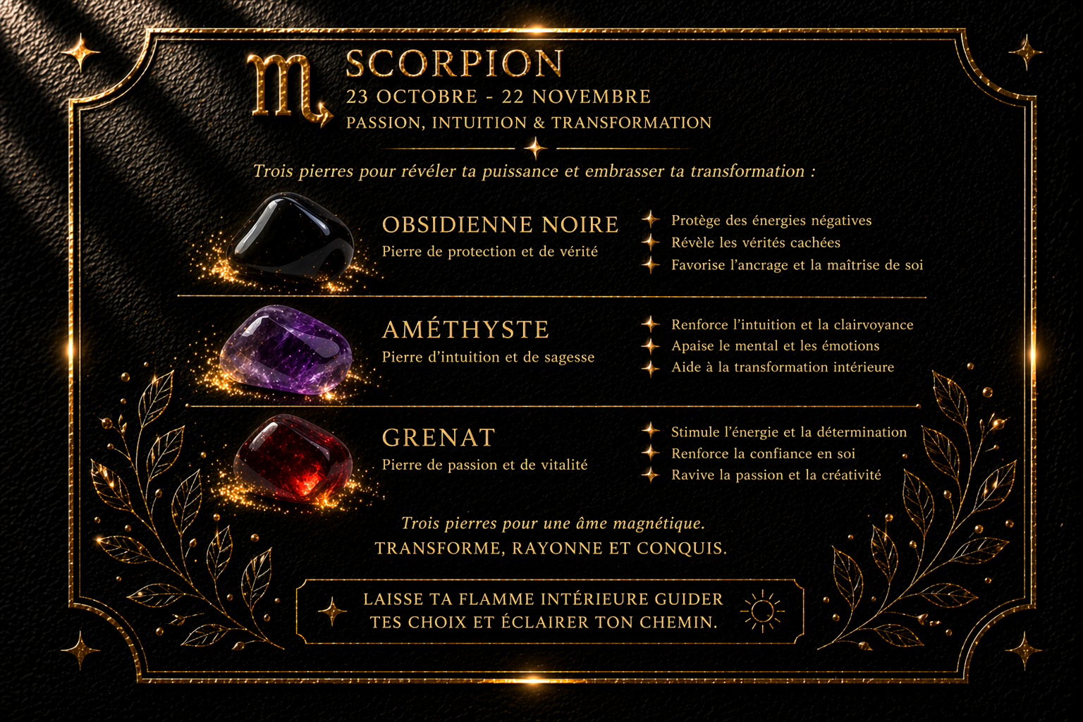 Bougie parfumée Scorpion