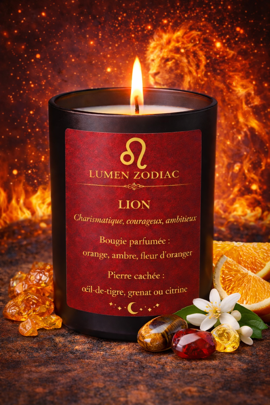 Bougie parfumée Lion