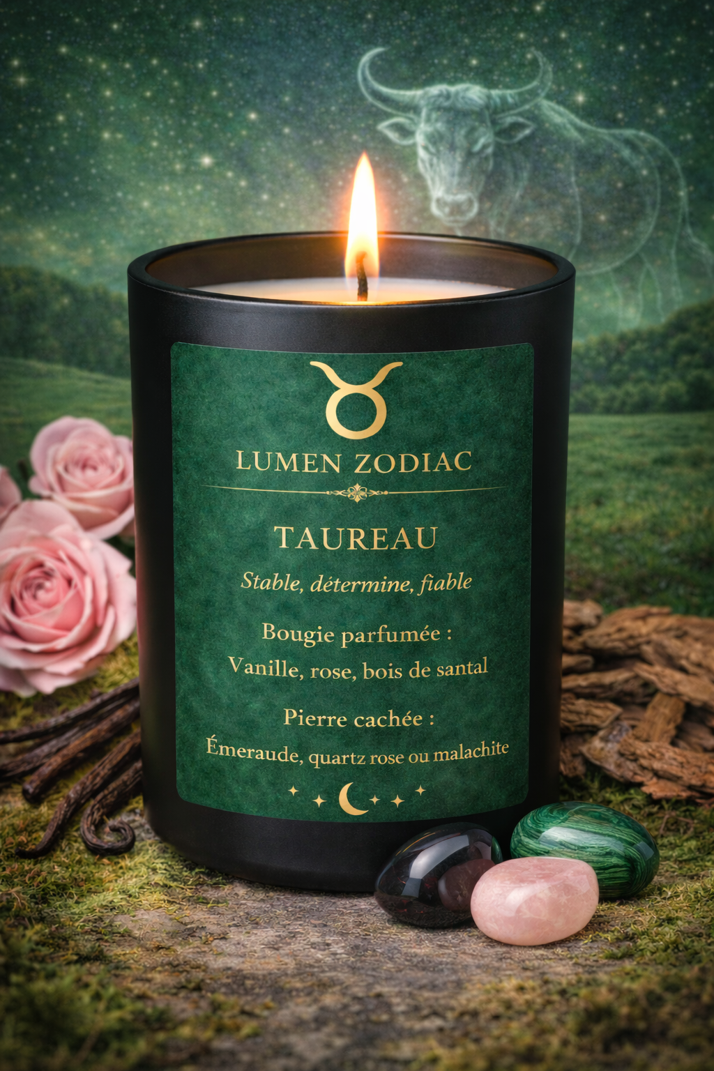 Bougie parfumée Taureau