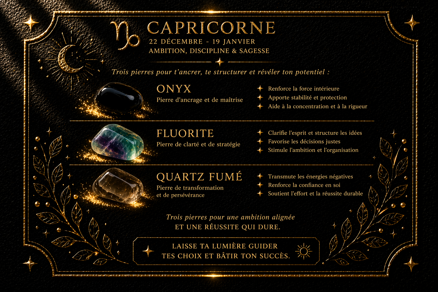 Bougie parfumée Capricorne