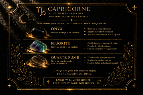 Bougie parfumée Capricorne